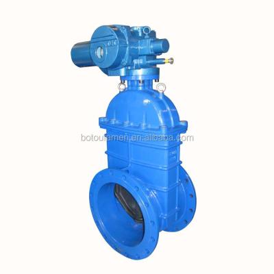 China Manufacturers Casting Materials Z945X DN32-DN1200 Direct Electric Elastic Seat Sealing Gate Valves for sale