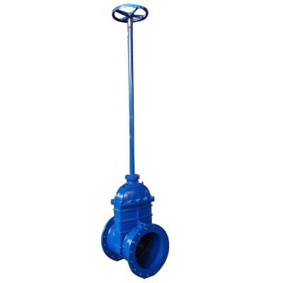 China DN400 PN16 General Malleable Iron Stem Extension Shaft Extended Gate Valve for sale