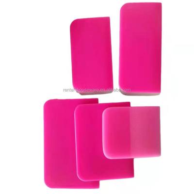 China Car Vinyl Tool Chinese Factory Hand Tools Squeegee Vinyl Tools Hard Plastic Scraper for sale