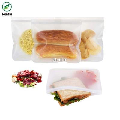 China Factory Sealed Custom Printed Folding Flat Food Zipper Packaging Bag Cookies Packaging Bag for sale