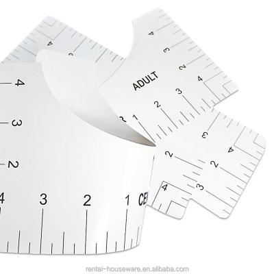 China Round T-shirt Alignment Ruler Stain T-shirt Ruler Neck Calibration Ruler Clothing Design Board Guide Ruler for sale