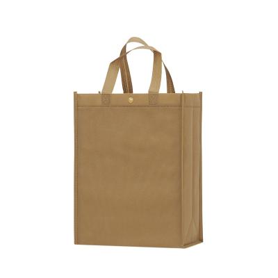 China Factory Wholesale Handled Custom Sewing Tote Bag Recycling Non Woven Shopping Bag Blank Space for sale