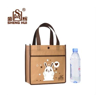 China Wholesale Customized Reusable Nonwoven Shopping Bag PP Cartoon Factory Packaging Bag Reusing Colorful Cartoon Gift Bag for sale