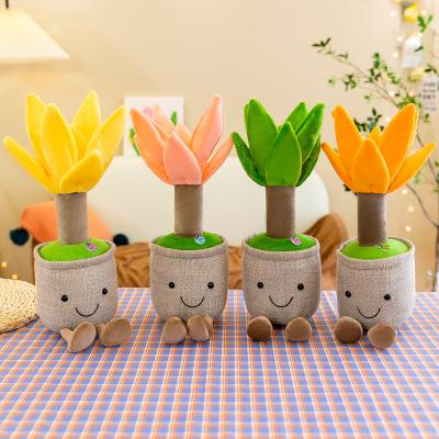 China New 35cm Tree Gifts Birthday Gifts Simulation Plant Bonsai Fabric Cartoon Doll Promotion Gifts Children'S Toy Potted Plush Toy for sale