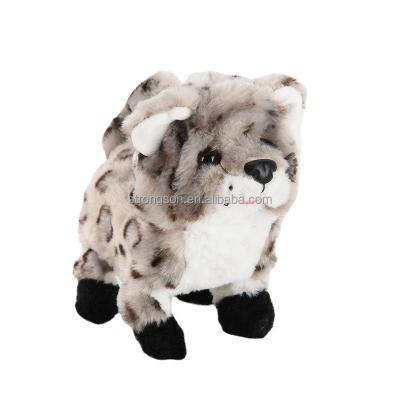 China Cartoon Toy Stuffed Animal Simulation Plush can walk to sing the nod and wag its tail Electric Tiger Lion children's toys wholesale for sale