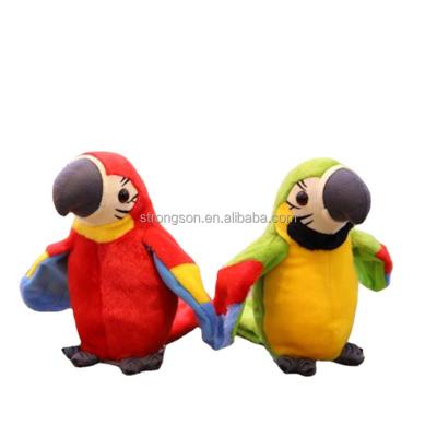 China Electric Plush Toy Will Record Learn To by Toy Stuffed Animal Simulation Cartoon Parrot Talk, Sing, Flap Wings, Bird Doll for sale