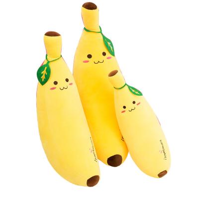 China Factory Wholesale Cute Creative Toys Promotion Gifts Children's Birthday Toy Plush Pillow Doll Gifts Banana Simulation Birthday Gifts 35cm Long for sale