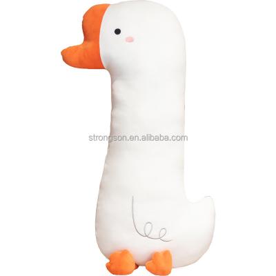 China Custom Soft Toy Small Big Size Plush Long Pillow Cartoon Animals Pattern Pillow Stuffed Toy Giraffe Dinosaur Goose for sale