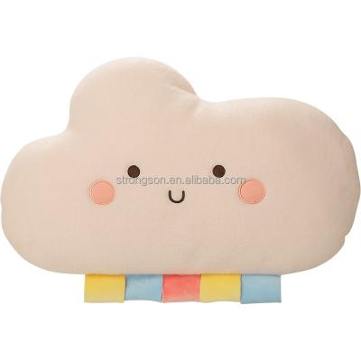 China Custom Cute Cartoon Animals Pattern Pillow Soft Toy Small Big Size Plush Pillow Stuffed Toy Rain Lighting Cloud for sale