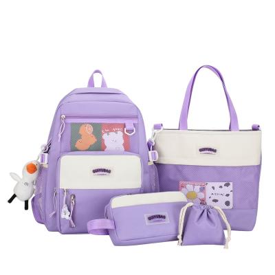 China Large Capacity Good Quality Kids School Backpack Set Complete Kids Backpack Set for sale