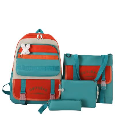 China Large Capacity Hot Selling Set Rucksack Bag School Vintage Backpack Set For Girls for sale