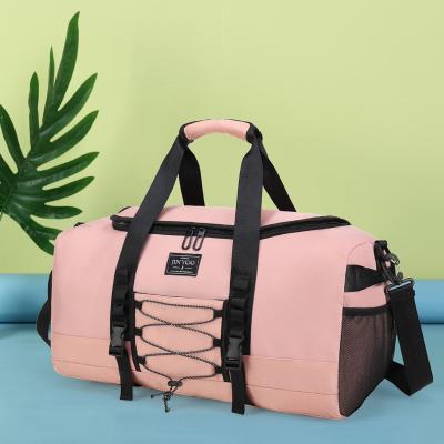 China Fashion sports outdoor nylon travel hot men's portable duffel bag training handbag women's travel gym bag leisure yoga fitness shoulder bag for sale