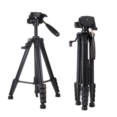 China PORTABLE 1700mm Pan Head 1700mm Tilt Extendable Mobile Phone Dslr 3 Way Camera Tripod for sale