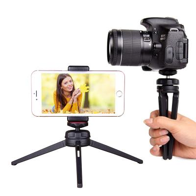 China PORTABLE Smartphone Mini Portable Flexible Aluminum Camera Light Weight Metal Table Tripod for sale