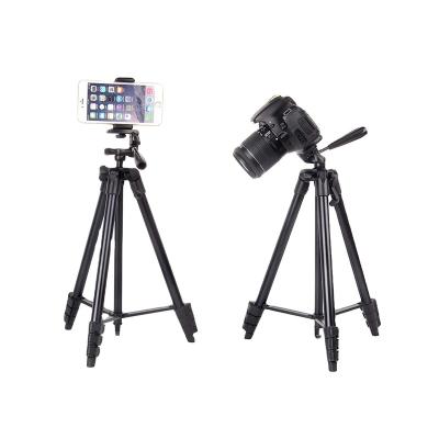 China Factory Wholesale Multifunctional Retractable Portable Digital Camera Travel Tripod For Camera Mobile Phone Projector Live Streaming for sale