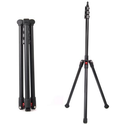 China 6.6ft PORTABLE Tripod Light Weight Aluminum Reverse Folding Stand For Flash Video Ring Light Photo Reflector Studio Camera Umbrella for sale