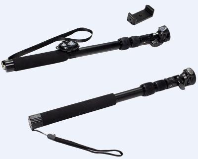 China Professional Aluminum 3 in 1 Selfie Monopod Stick for Action Camera Phone for sale