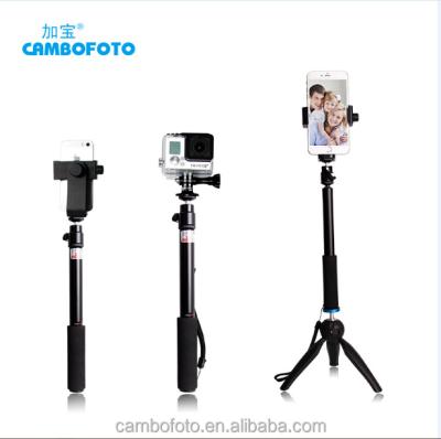 China 360 Degree Ball Head Multifunctional Aluminum Selfie Stick Holder Aluminum Tube With Tripod for sale