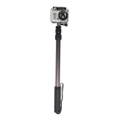 China Portable compact flexible carbon fiber waterproof action camera selfie stick expandable stick telescopic flexible pole for sale for sale