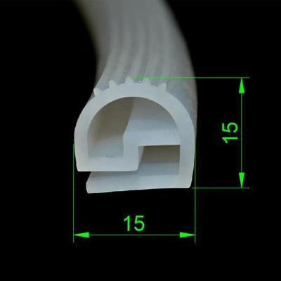 China Fixture& Sealing e shaped silicone rubber extrusion for sale