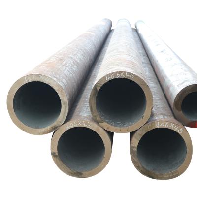 China High Quality Black Hot Rolled Alloy Steel Round Q355D Seamless Pipe Liquid Aluminum Zinc Alloy Coated Steel Pipe for sale