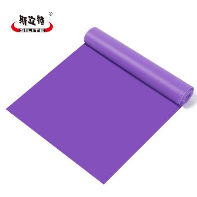 China High Elasticity OEM Home Gym Fitness Equipment Forming Flat Latex Free Long Resistance Bands for sale