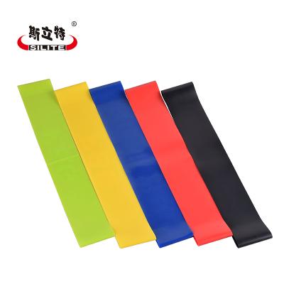 China Elastic Band Yoga Resistance Band Circle Gym Exercise Home Workout Belts Elastic Yoga Resistance Band for sale