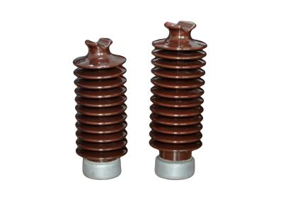 China Brown Glazed porcelain ANSI 57-5 Station Post Insulators for sale