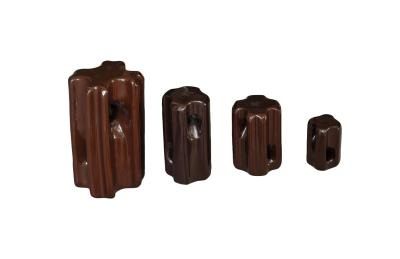 China Brown 89KN ANSI 54-4 Porcelain Strain Insulators for sale