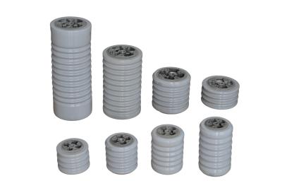 China Light Gray 5kV ANSI A20-1 Porcelain Standoff Insulators for sale