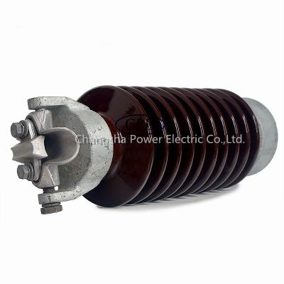 China High Voltage Ceramic Porcelain Line Post Insulator ANSI 57-14 OEM for sale