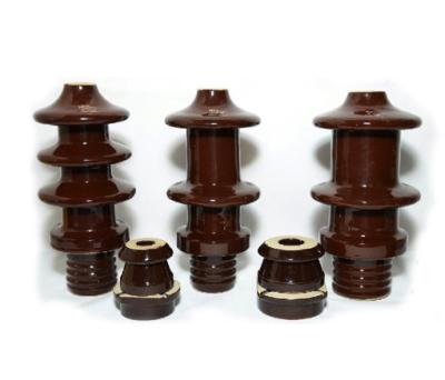 China Brown Current Transformer Porcelain Insulator OEM Transformer Bushing for sale