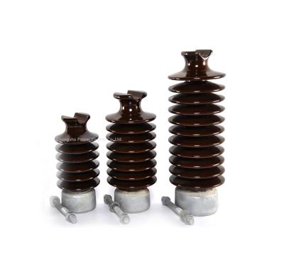 China Porcelain Brown Station Post Insulator ANSI 57-5 Standard for sale