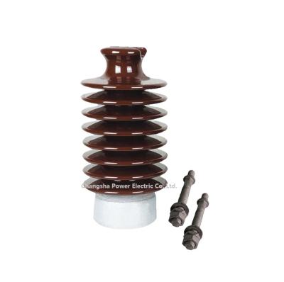 China Semi Conductive HV Porcelain Line Post Insulator ANSI 57 Series for sale