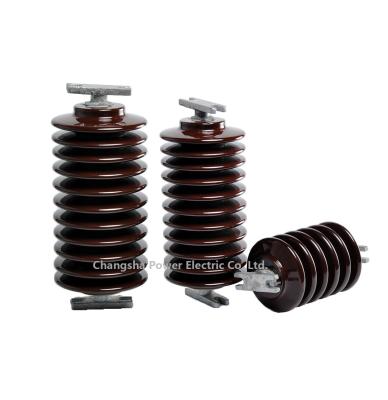 China P-80 High Voltage ANSI Line Post Porcelain Insulators Outdoor for sale