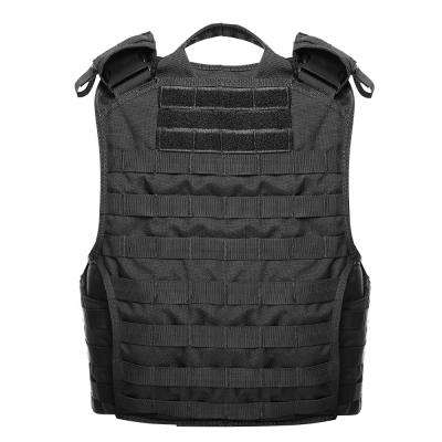 China Protective Kevlar Adjustable Body Armor Plate Carrier Military Tactical Bulletproof Vest With NIJ IIIA for sale