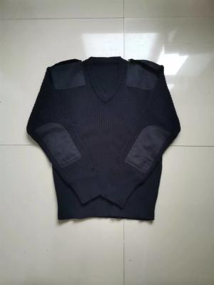 China military pullover ， police sweater， wool sweater，wool polyester pullover for sale