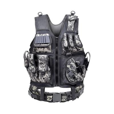 China Tactical Vest Nylon Molle System 2.5kg Removable Shoulder Straps Adjustable Waist Straps for sale