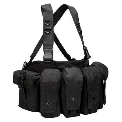 China Detachable Gear Equipment Supplies Security Tactical MOLLE System Tactical Vest With Quick Release Buckle for sale