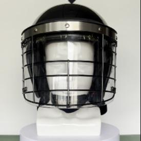 China Equipamento de proteção facial completo capacete para policiais de choque com visor capacete protetor visor à venda