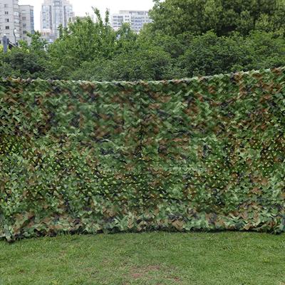 China 150D 210D Double-layer Polyester Durable Camouflage Net Outdoor Car Garnished Outdoor Sunshade Net for sale