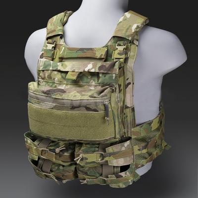 China PTG Venta caliente Cordura chaleco portador de placas de nylon chaleco táctico de combate chaleco táctico camuflado con estilo CP CPC en venta