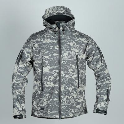 China Chaqueta de pelo duro para exteriores de pelo táctico, otoño e invierno, más chaqueta de caballo a prueba de viento, impermeable. en venta