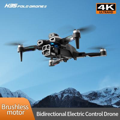 China Professionele 4K HD ESC Dual Camera Mini Drone H35 Brushless Optical Flow WIFI Quadcopter Obstakelvermijding Remote Te koop