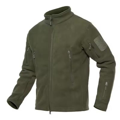 China Breathable Quick Dry Olive Green Winter Tactical Fleece M65 Field Jacket for Training for sale