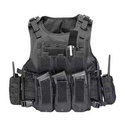 China Adjustable Camouflage Plate Carrier Molle Tactical Vest for Hunting and Tactical Training for sale