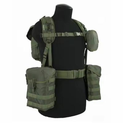 China Customized Harness Green Color Tactical Vest Heavy Duty Chest Rig for sale