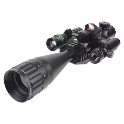 China Mini Red Dot Sight+Red Laser Sight Hunting Scope Combo Optical Scope Reflex Sight Scope for Tactical Hunting for sale