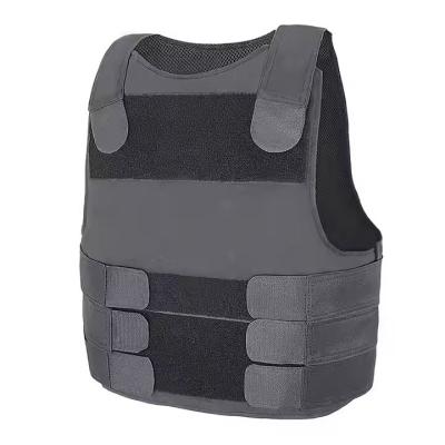 China Black Adjustable Size Security Stab Proof Tactical Personal Protective Vest For Men for sale