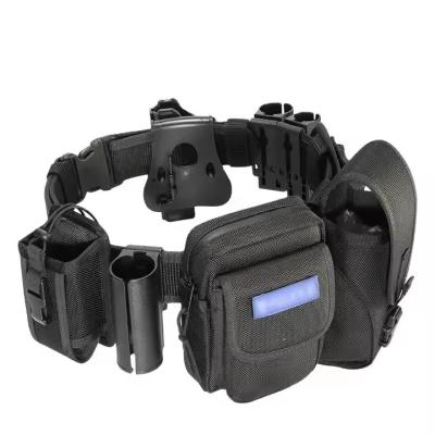 China Cinturón de caza negro de nylon de liberación rápida correa Equipo táctico de entrenamiento Molle Holster Cinturón táctico hombres en venta